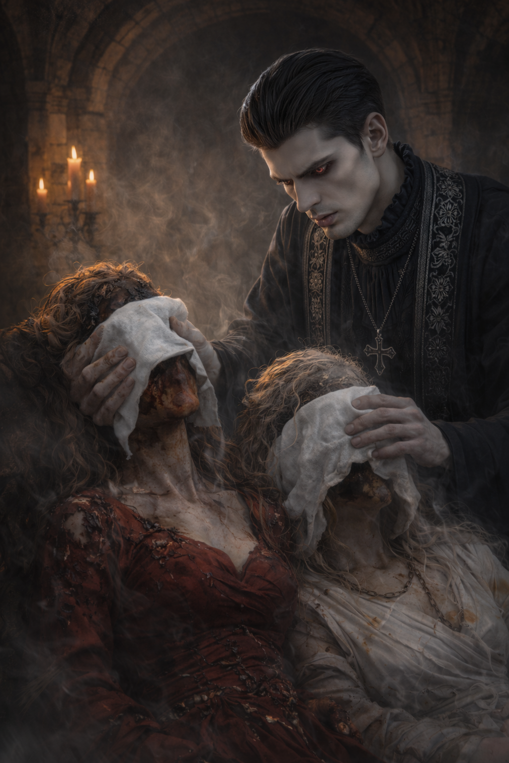 Battista verzorgt de Furies